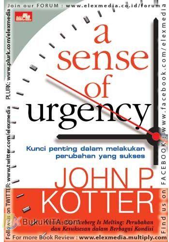 Cover Buku A Sense of Urgency