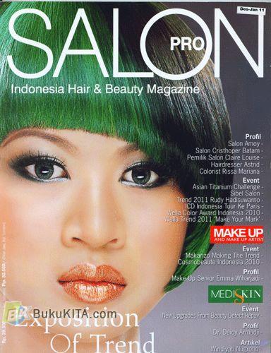 Cover Buku Salon Pro Indonesia Hair & Beauty Magazine Desember 2010 - Januari 2011