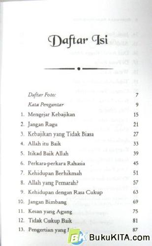 Cover Belakang Buku SENTUHAN JURUSELAMAT TENTANG KEBAJIKAN-NYA