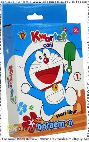 Cover Buku Kartu Kwartet Doraemon 01