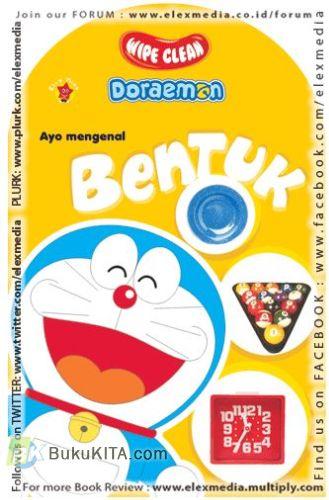 Cover Buku Wipe Clean Doraemon : Ayo Mengenal Bentuk