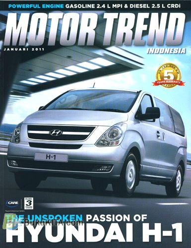 Cover Belakang Buku Motor Trend Indonesia #01- Januari 2011