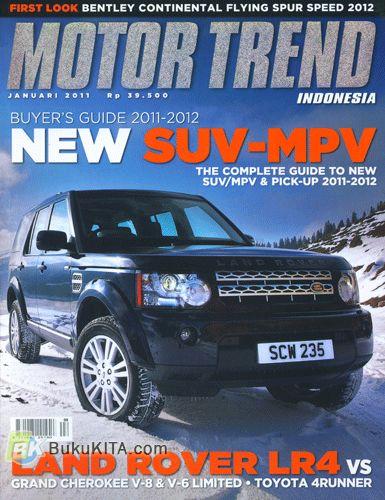 Cover Buku Motor Trend Indonesia #01- Januari 2011