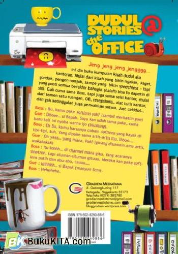 Cover Belakang Buku DUDUL STORIES @ THE OFFICE