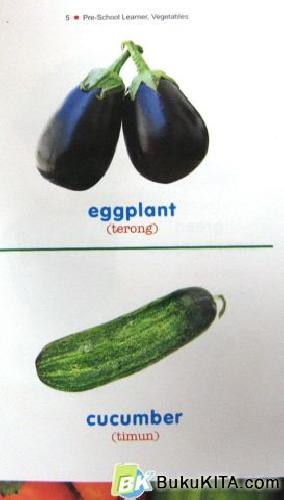 Cover Belakang Buku PRE SCHOOL LEARNER: VEGETABLES