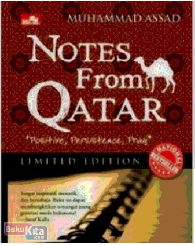 Cover Buku Notes From Qatar