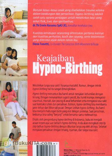 Cover Belakang Buku Keajaiban Hypno-Birthing