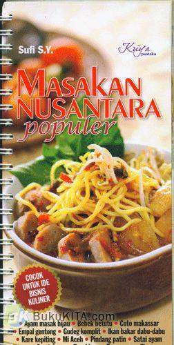 Cover Buku Masakan Nusantara Populer