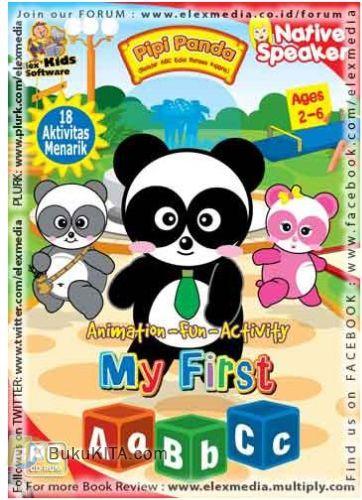 Cover Buku CD Pipi Panda My First ABC - Native Speaker