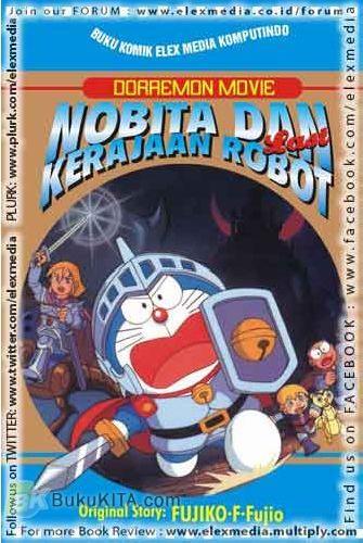 Cover Buku Doraemon Movie: Nobita & Kerajaan Robot (last)