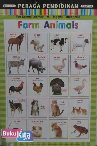 Cover Buku POSTER PERAGA PENDIDIKAN 10 : FARM ANIMALS
