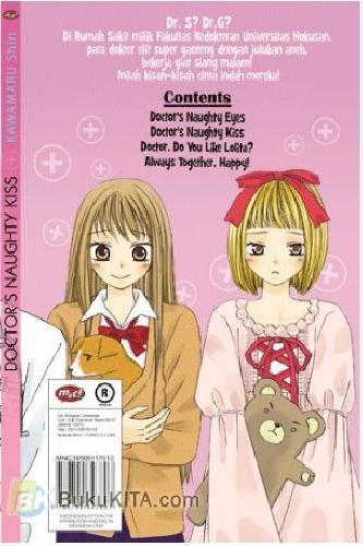 Cover Belakang Buku Doctor's Naughty Kiss