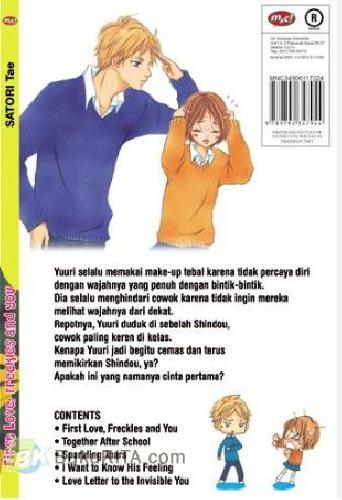 Cover Belakang Buku First Love, Freckless and You