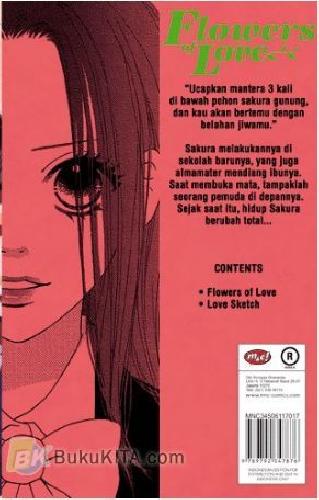 Cover Belakang Buku Flowers of Love