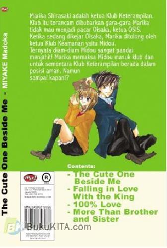 Cover Belakang Buku The Cute One Beside Me