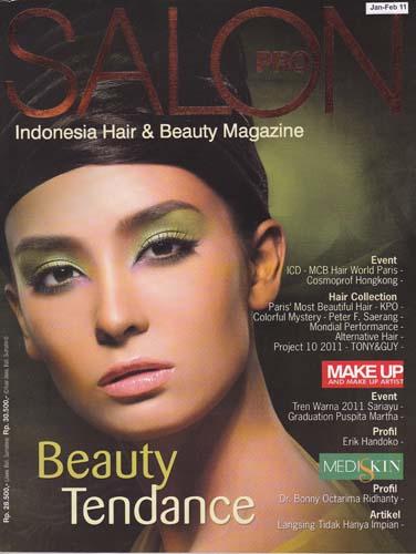 Cover Buku Salon Pro Indonesia Hair & Beauty Magazine Jan-Feb 2011