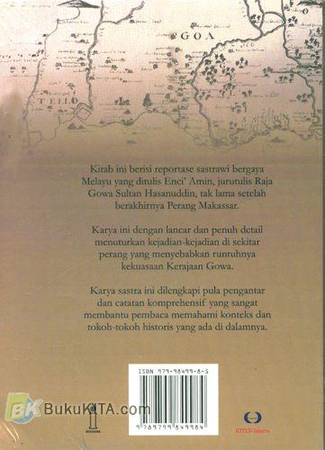 Cover Belakang Buku Syair Perang Mengkasar