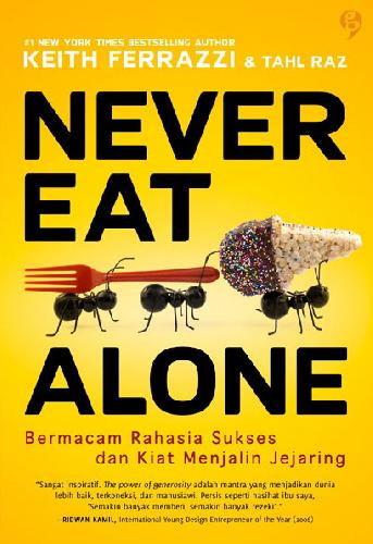 Cover Buku NEVER EAT ALONE