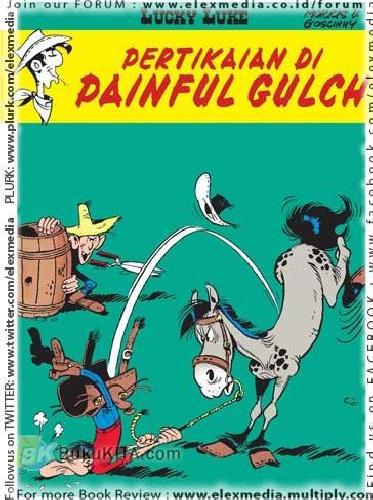 Cover Buku LC : Lucky Luke - Pertikaian di Painful Gulch