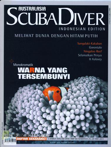 Cover Buku Scuba Diver Australasia |Indonesian Edition #01 - Februari 2010