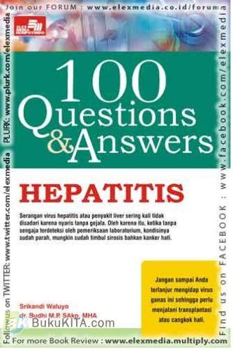 Cover Buku 100 Questions & Answers : HEPATITIS