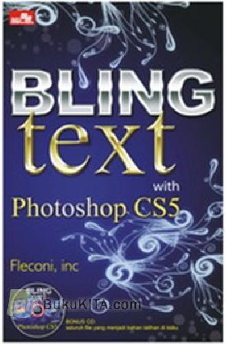 Cover Buku Bling Text with Photoshop CS5