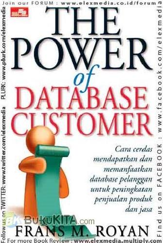 Cover Buku The Power of Database Customer
