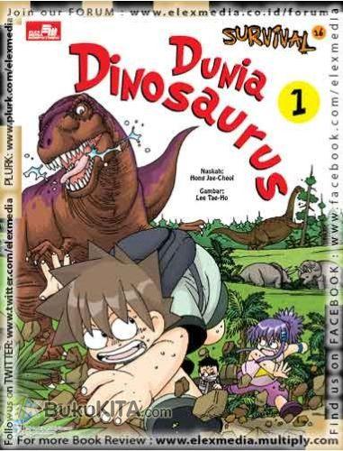 Cover Buku Survival 16 - Dunia Dinosaurus 1