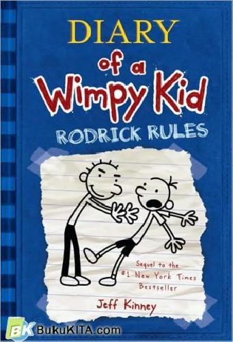 Cover Buku Diary of a Wimpy Kid #2 : Rodrick Rules
