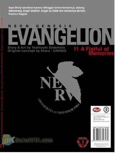 Cover Belakang Buku Neon Genesis Evangelion 11