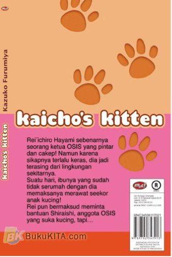 Cover Belakang Buku Kaicho's Kitten