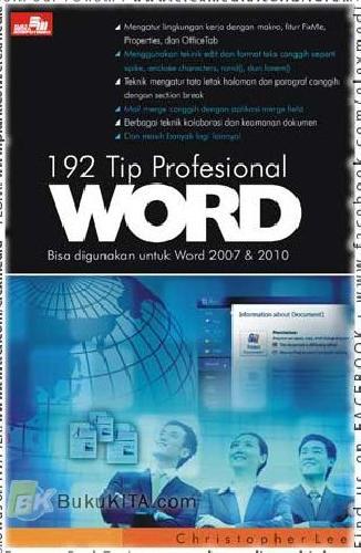 Cover Buku 192 Tip Profesional Word
