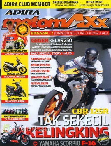 Cover Buku MOTOMAXX #01 - Maret 2011