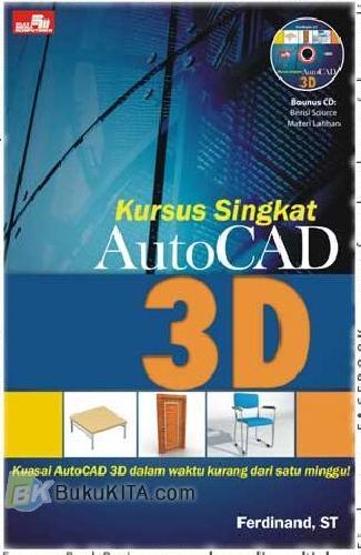 Cover Buku Kursus Singkat AutoCAD 3D