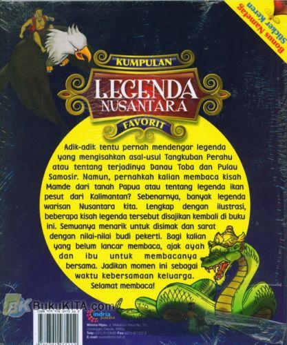 Cover Belakang Buku Kumpulan Legenda Nusantara Favorit