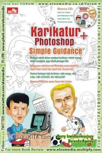 Cover Buku Karikatur+Photoshop Simple Guidance