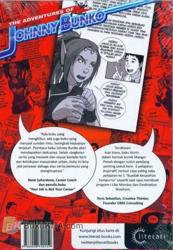 Cover Belakang Buku The Adventures of Johnny Bunko : Komik Panduan Melejitkan Karier