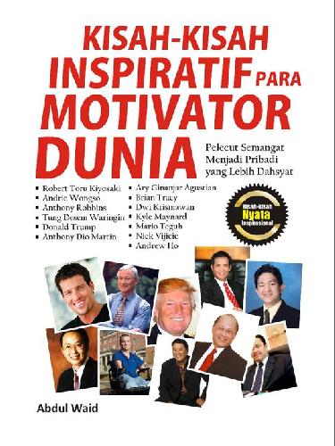 Cover Buku Kisah-Kisah Inspiratif Para Motivator Dunia