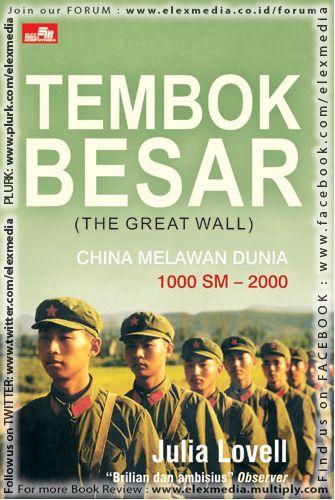 Cover Buku Tembok Besar - China Melawan Dunia - 1000 SM-2000