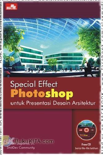Cover Buku Special Effect Photoshop untuk Presentasi Desain Arsitektur