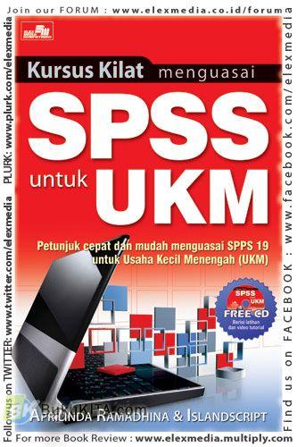Cover Buku Kursus Kilat Menguasai SPSS untuk UKM