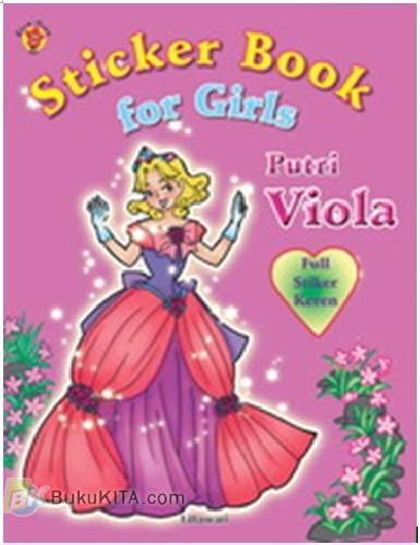 Cover Buku Sticker Book for Girls 1 : Putri Viola