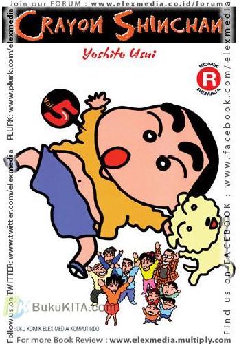 Cover Buku Crayon Shinchan 05