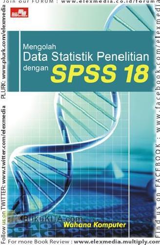 Cover Buku Mengolah Data Statistik Penelitian dengan SPSS 18