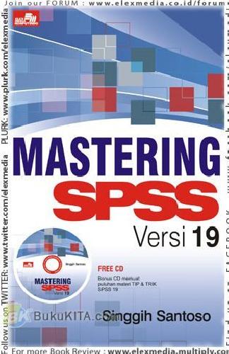 Cover Buku Mastering SPSS Versi 19
