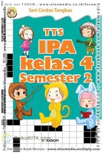 Cover Buku Seri Cerdas Tangkas - TTS IPA kelas 4 semester 2
