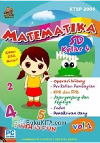 Cover Buku CD Matematika SD Kelas 4 Vol. 1 - KTSP 2006