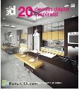 Cover Buku 20 Desain Dapur Inspiratif - Seri Gambar Ruang 3D