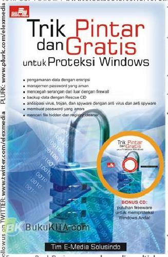 Cover Buku Trik Pintar dan Gratis untuk Proteksi Windows