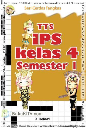 Cover Buku Seri Cerdas Tangkas IPS Kelas 4 - Semester 1